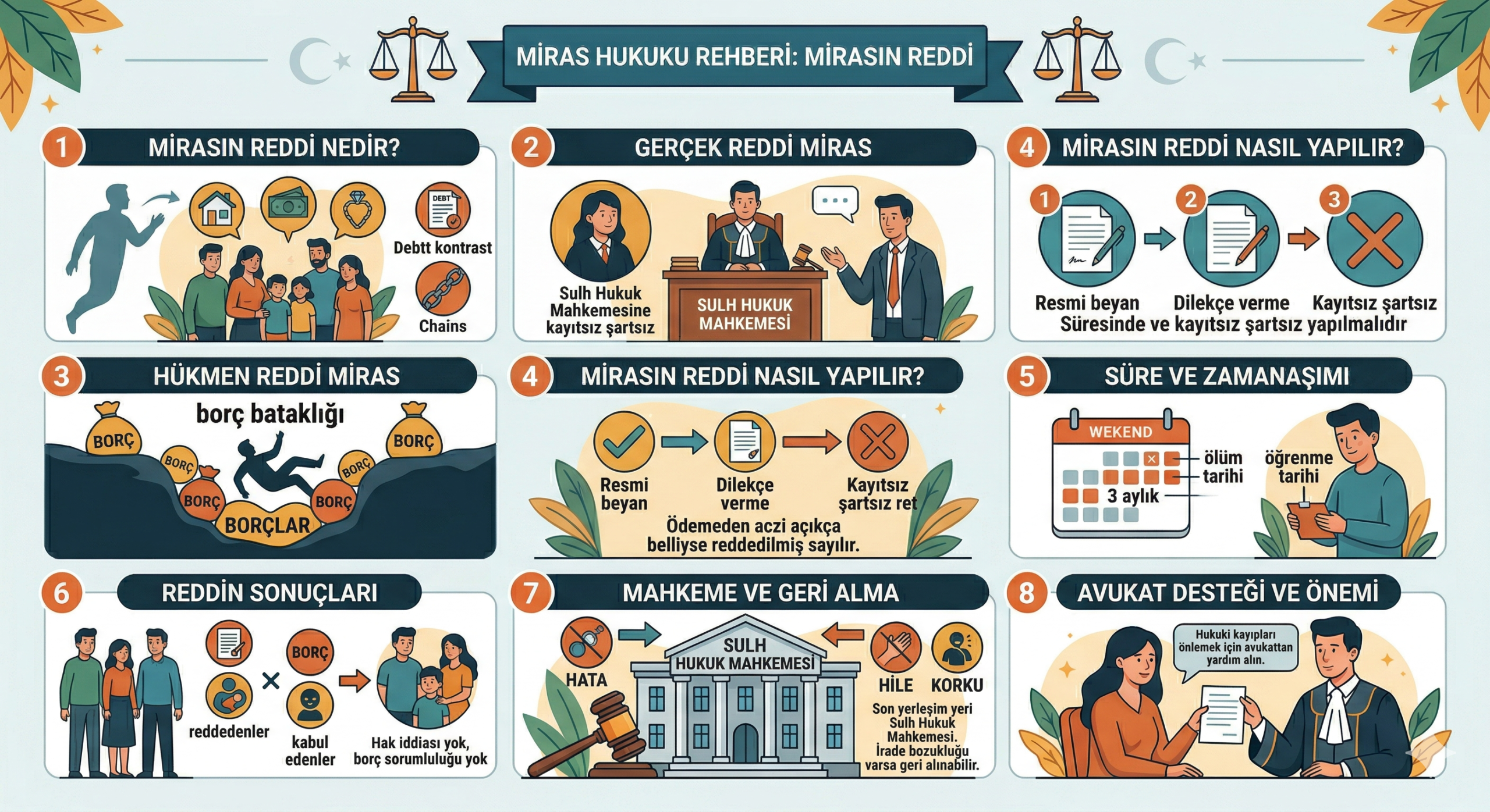 mirasın reddi, reddi miras davası